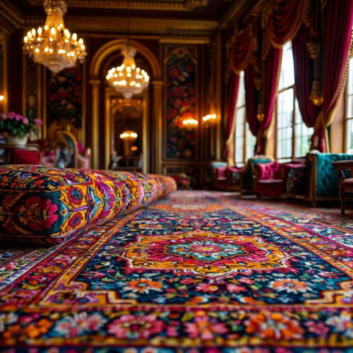 Иранский ковер ручной работы 013