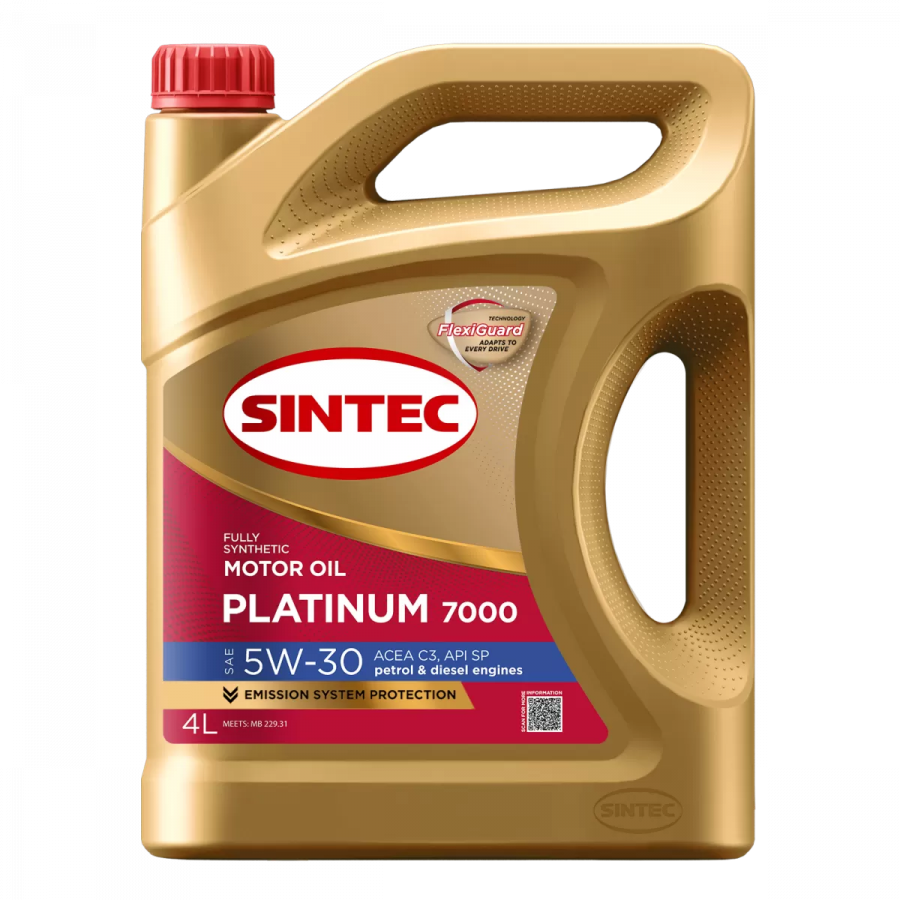 Sintec Platinum 7000 5W-30 C3 SP, 4л