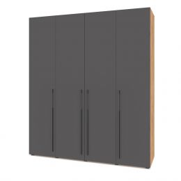 Стоун С41 Шкаф 4-х дв (Золотой дуб/Графит)