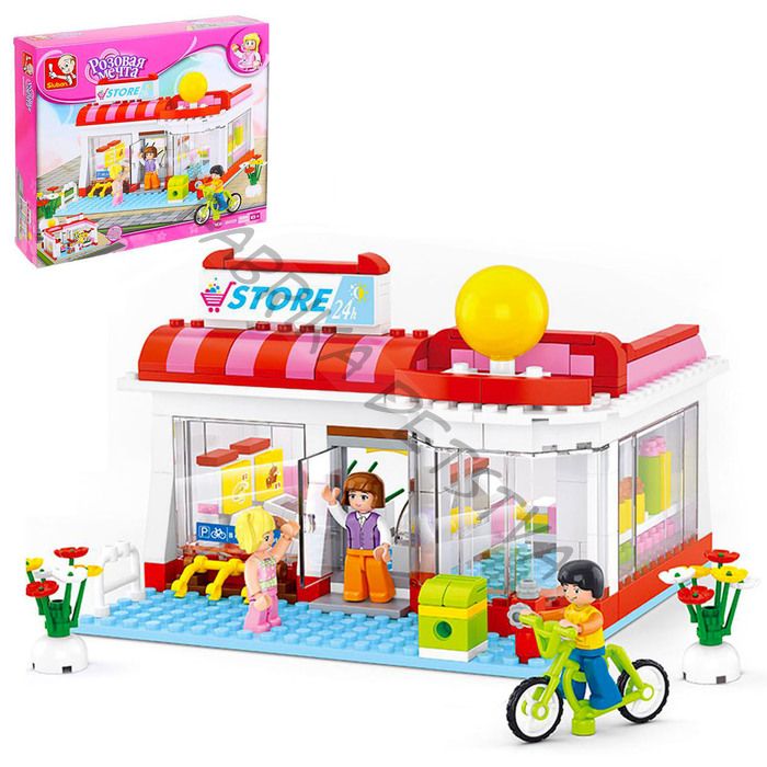 Конструктор «Розовая мечта: супермаркет», 289 деталей