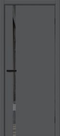 Межкомнатная Дверь ПЭТ Bravo Браво-0.40 П Stormy Silk / Mirox Grey 900х2000мм (полотно 1шт, коробка, наличник 5шт) / Браво