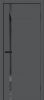 Межкомнатная Дверь ПЭТ Bravo Браво-0.40 П Stormy Silk / Mirox Grey 900х2000мм (полотно 1шт) / Браво