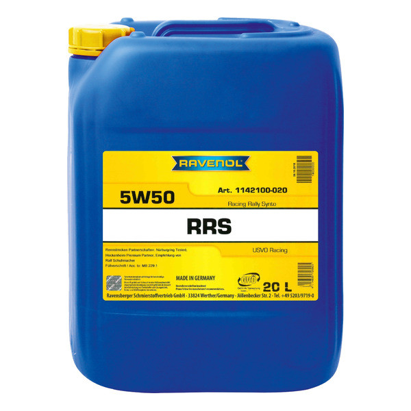 Ravenol RRS Racing Rally Synto 5W-50, 20л