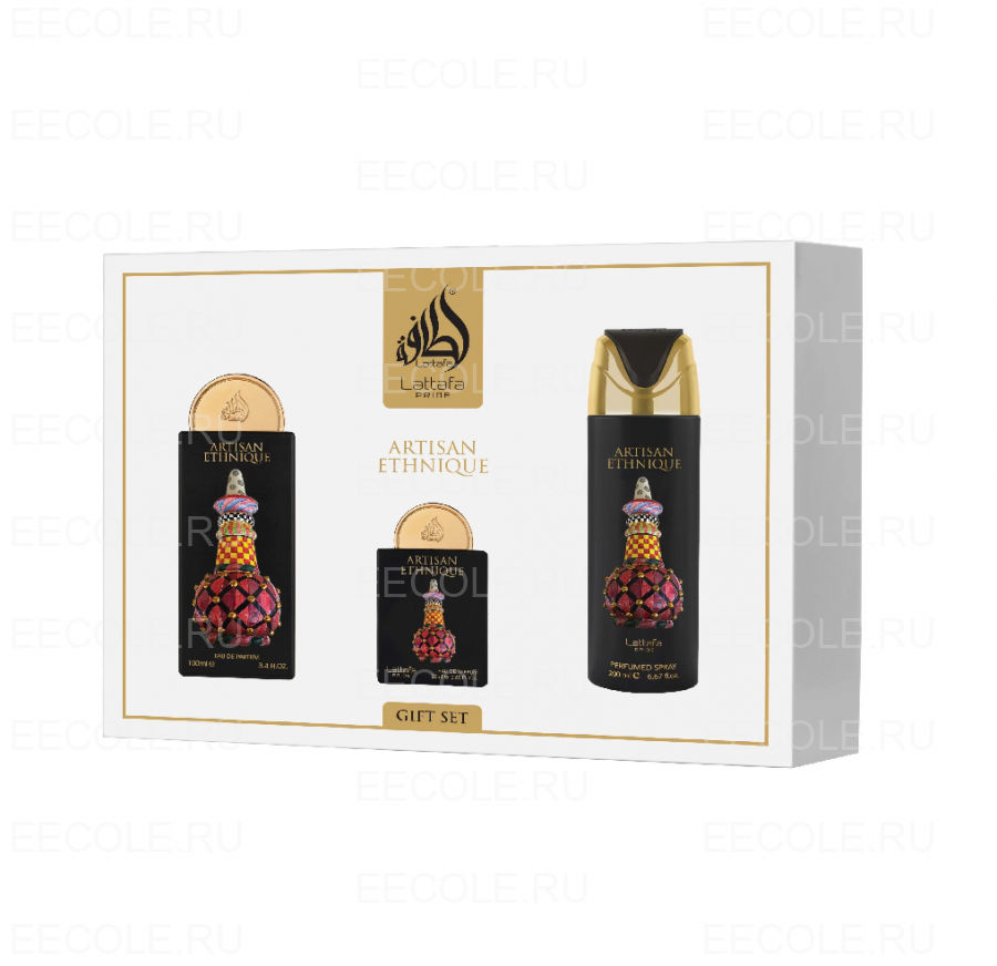 Набор Lattafa Giftset Artisan Ethnique 3pc