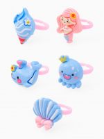 Кольцо «Выбражулька» русалка, осьминог, форма МИКС, цветное, безразмерное