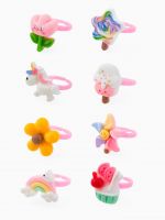 Кольцо «Выбражулька» единорог, сладости, форма МИКС, цветное, безразмерное