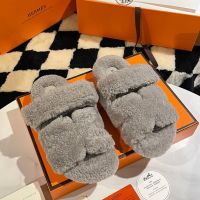 Тапочки меховые HERMES Premium Тапочки меховые HERMES Premium