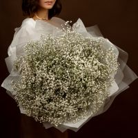 Букет из гипсофилы белой 25 шт