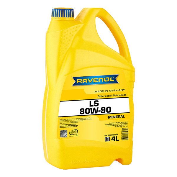 Ravenol Sperrdiff. Hyp. Getr.öl LS 80W-90, 4л