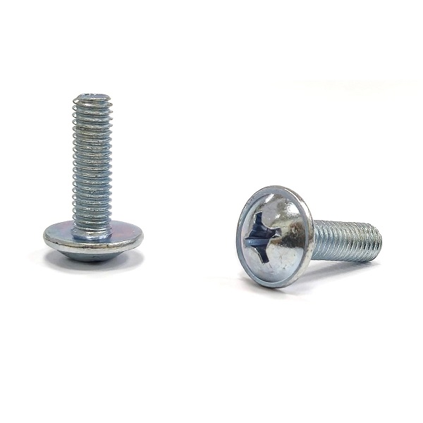 Винт с полукруглой головкой и прессшайбой DIN 967