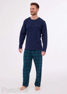 458-266 пижама мужские  длинный рукав Cornette