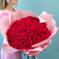 51 розовая роза