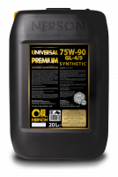 Nerson Oil Universal Premium GL-4/5 75W-90 synthetic PAO, 20л