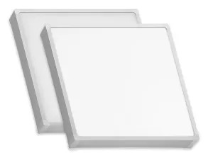 CSVT HIGHTECH-А 32 595x595х40 CRI90 4000 opal-sand IP54 белый c БАП на 3 часа LUXDATOR