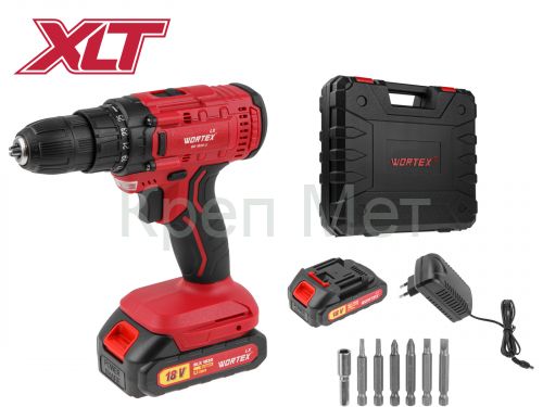 Аккум. дрель-шуруповерт WORTEX LX BD 1820 Li в чем. ALL1