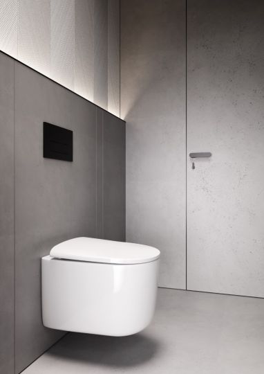 Подвесной унитаз Boheme Flow 969 со смывом торнадо схема 8