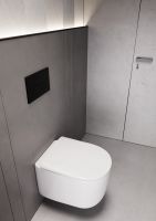 Подвесной унитаз Boheme Flow 969 со смывом торнадо схема 11