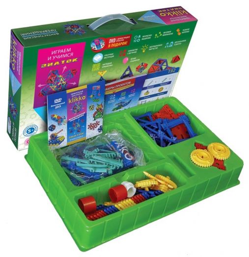 Удивительный конструктор ЗНАТОК-Klikko 252детали