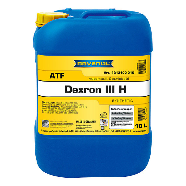 Ravenol ATF Dexron III H, 10л