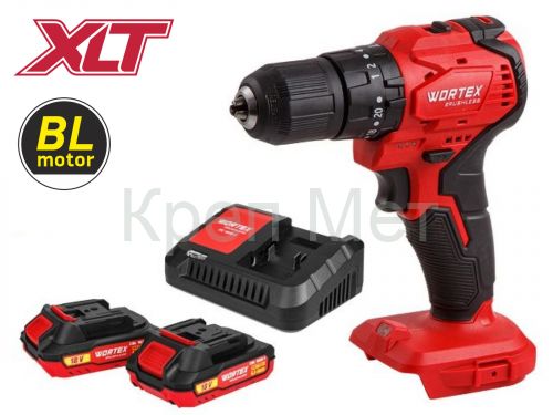 Аккум. ударная дрель-шуруповерт WORTEX BD 2030-1 DLi в чем. ALL1 МЕГА АКЦИЯ БЕСЩЕТ., 18 В, 55 Н*м, 2