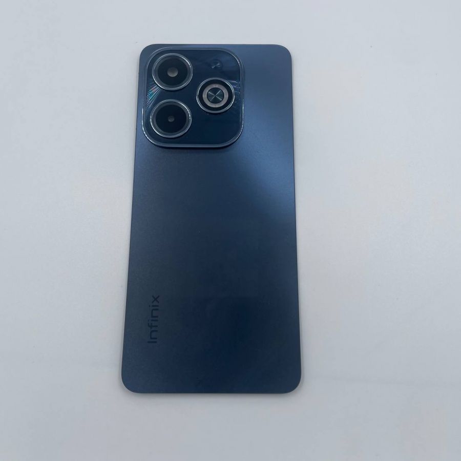 Infinix HOT 40i  Задняя Крышка черный оригинал c разбора