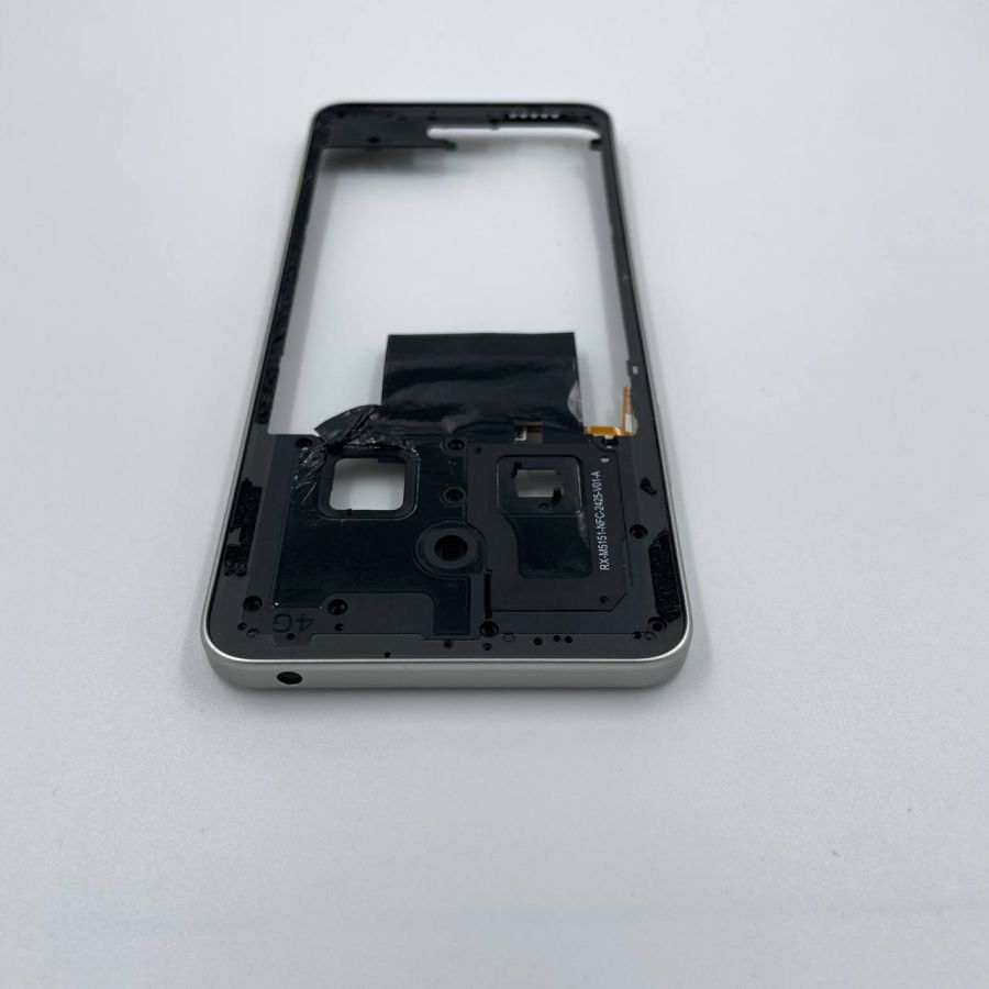 XIAOMI POCO C75 рамка (средняя часть) серая оригинал (снятая) с отпечатком пальца