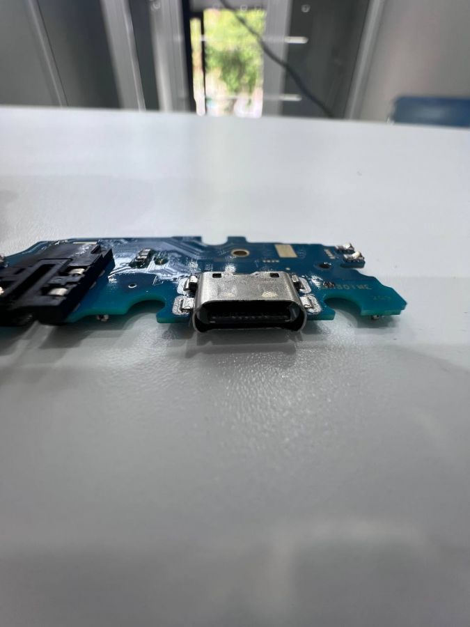 Samsung Galaxy A14 нижняя плата с разъёмом зарядки оригинал с разбора