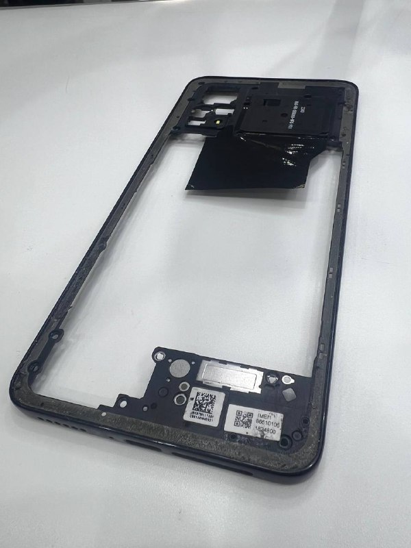 XIAOMI REDMI NOTE 11 PRO рамка (средняя часть)  черная оригинал (снятая) потёртости