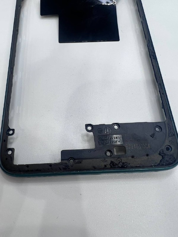Huawei nova Y72 рамка с отпечатком зеленая оригинал с разбора