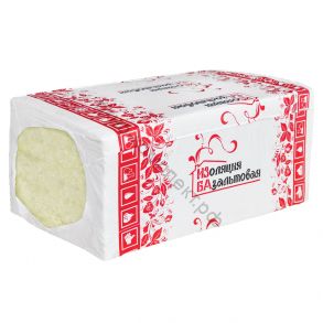 Теплоизоляция "ИЗБА" Венти-80(50ММ) 1000*600*50мм (80кг/куб.м, 0,24м3 8матов-4,8м2 ) Артикул ОА59