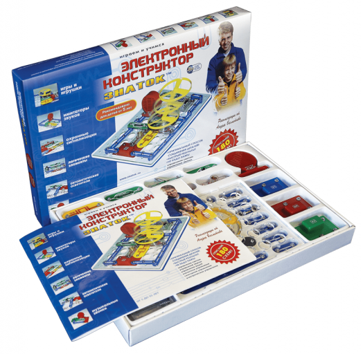 Электронный конструктор ЗНАТОК "180 схем"