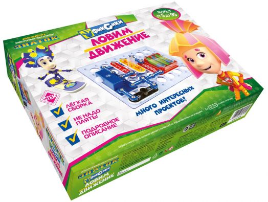 Электронный конструктор ЗНАТОК "Фиксики "Ловим движение""