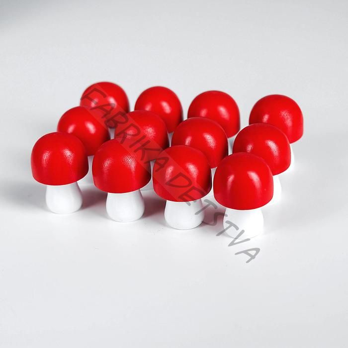 Счётный материал «Грибы», 12 шт., 4.5 см