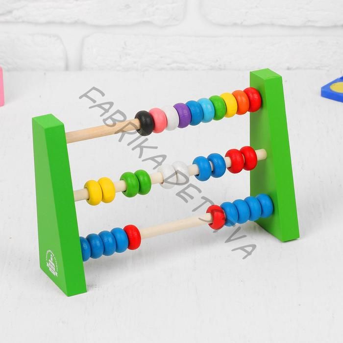 Счетики - Радуга, костяшка 2 x 1 см