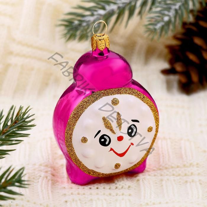 Ёлочный шар «Будильник» d=6 см, МИКС