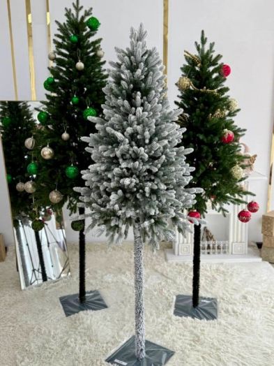 Ель новогодняя литая Фиджи заснеженная
