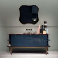 Модульный комплект напольный Antonio Lupi ILBagno с зеркалами и боковыми полочками схема 1