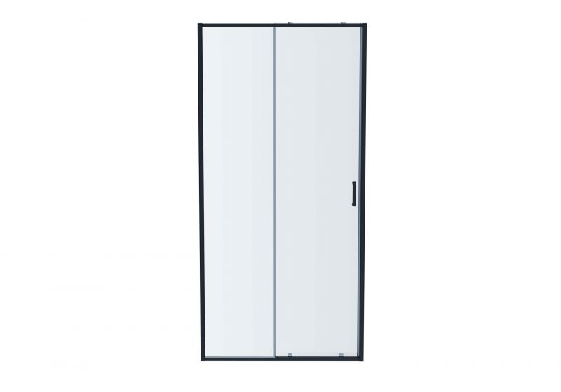 Душевая дверь Aquatek 1000 оружейная сталь, стекло прозрачное  AQ ARI RA 10020GM