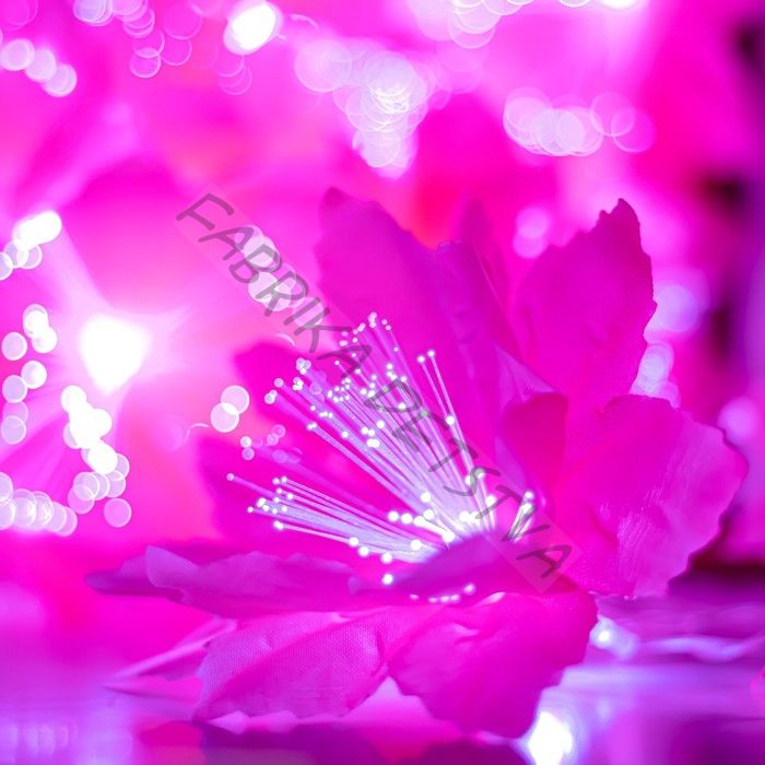 Декоративная подсветка «Малопа» 20хLED 4000К 5 м розовый 500x14x14 см RISALUX