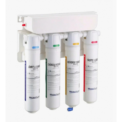 Система обратного осмоса с настенным креплением MICROFILTER 4 Stage 11" RO hanger system /