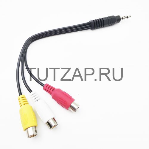 Аудио-видео кабель Jack 3.5 mm-3RCA для телевизора Sber SDX-32H2124