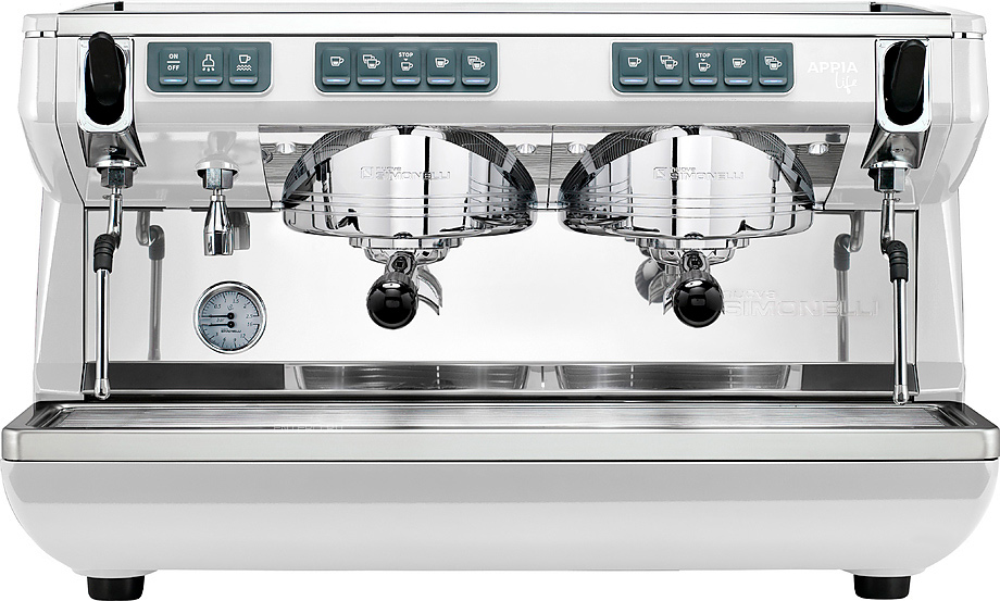 Кофемашина Nuova Simonelli Appia Life 2Gr V (высокие группы)+economizer рожковая