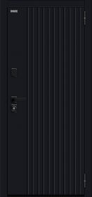 Входная Дверь Bravo Вижн/SBlack Black Shell/White Silk 860x2050, 960x2050мм С/ Браво