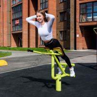 Fix-1702 Уличный тренажер Гиперэкстензия