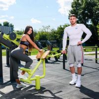 Fix-1702 Уличный тренажер Гиперэкстензия