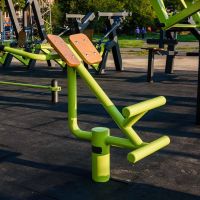 Fix-1702 Уличный тренажер Гиперэкстензия