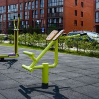 Fix-1702 Уличный тренажер Гиперэкстензия