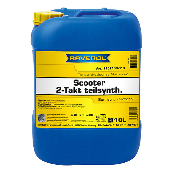 Ravenol Scooter 2-Takt Teilsynt, 10л