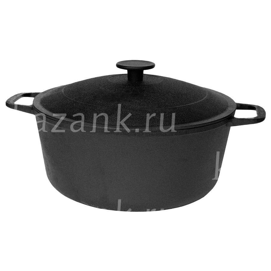 Кастрюля 3л. чугунная с крышкой