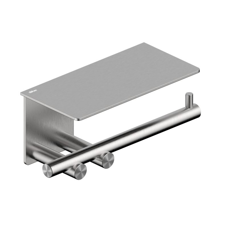 Бумагодержатель с полкой ABBER Osten 316 AA1830BST сталь брашированная